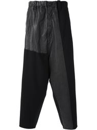 брюки с заниженной проймой Yohji Yamamoto