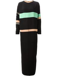 платье с контрастными полосками  Fausto Puglisi