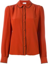 рубашка с контрастной окантовкой  Red Valentino