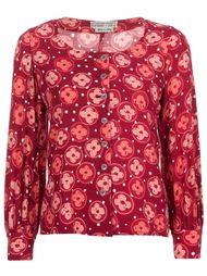 рубашка с цветочным узором Emanuel Ungaro Vintage