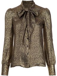 блузка с бантом  Saint Laurent