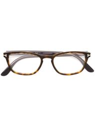 очки в квадратной оправе Tom Ford Eyewear