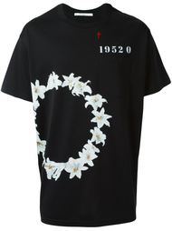 футболка с цветочным принтом   Givenchy