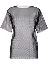 сетчатая футболка  Mm6 Maison Margiela
