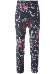 abstract print trousers  Versace