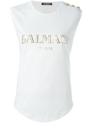 топ без рукавов  Balmain