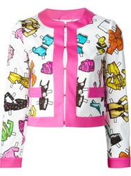 жакет с принтом кукольной одежды Moschino