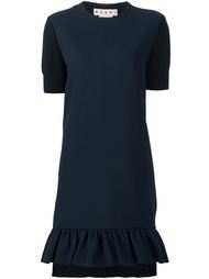 платье с оборками Marni