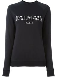 свитер с логотипом  Balmain