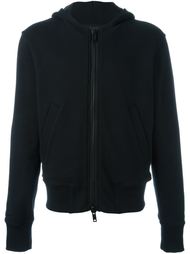 толстовка с капюшоном  на молнии  Ann Demeulemeester Grise
