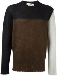 свитер дизайна колор-блок Marni