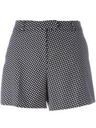 square pattern shorts Boutique Moschino