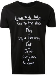 футболка с принтом "things to do" Hl Heddie Lovu