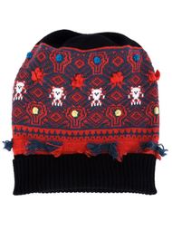 intarsia knit beanie Barrie