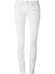 джины кроя скинни с молниями Pierre Balmain