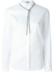 декорированная  рубашка  Brunello Cucinelli