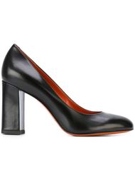 туфли на массивном каблуке Santoni