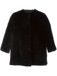 faux fur cropped jacket Salvatore Santoro