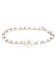 цепочный ремень с элементом цветка Chanel Vintage