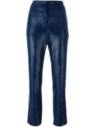 укороченные брюки с пайетками Emilio Pucci