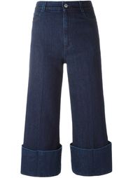 укороченные расклешенные джинсы  Stella McCartney