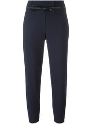 укороченные брюки с ремнем Brunello Cucinelli
