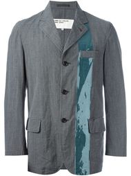 пиджак с контрастной полосой Comme Des Garçons Vintage
