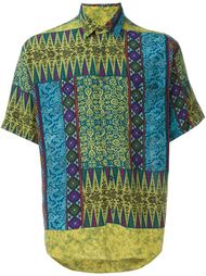 рубашка с этническим принтом Kenzo Vintage