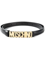 ремень с бляшкой-логотипом Moschino