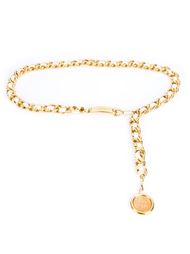 цепочный ремень с круглой подвеской Chanel Vintage