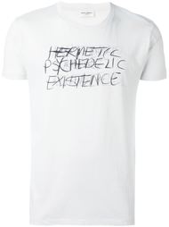 футболка 'Hermetic Psychedelic Existence' Saint Laurent