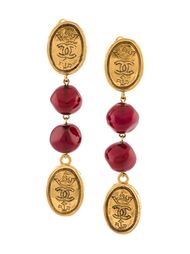 клипсы  'Gripoix' Chanel Vintage