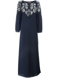 декорированное платье-кафтан 'Lisette'  Tory Burch