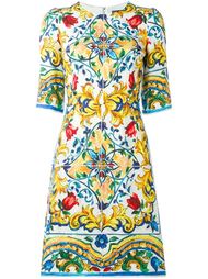 платье с принтом Majolica Dolce &amp; Gabbana