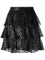 гофрированная юбка Pierre Balmain