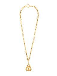 ожерелье с подвеской-логотипом Chanel Vintage