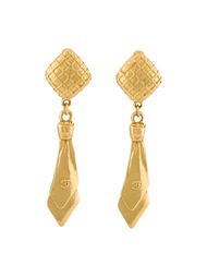 клипсы-подвески Chanel Vintage