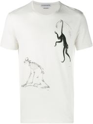футболка с принтом 'Victorian Science' Alexander McQueen