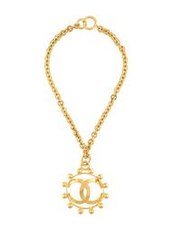 ожерелье с подвеской-логотипом Chanel Vintage