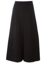 юбка с плиссировкой спереди Saint Laurent