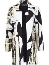пальто с абстрактным принтом Norma Kamali