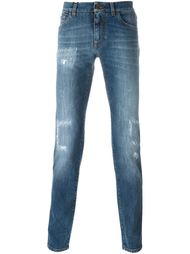 джинсы с вышивкой Dolce &amp; Gabbana