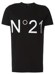 футболка с принтом логотипа   Nº21