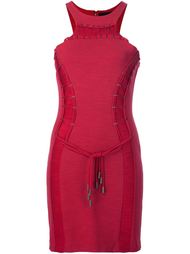 платье с декоративной шнуровкой Dsquared2