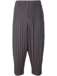 укороченные плиссированные брюки Homme Plissé Issey Miyake