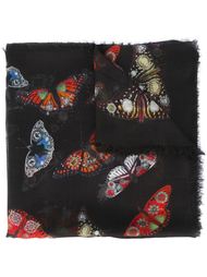 платок с узором в виде бабочек Alexander McQueen