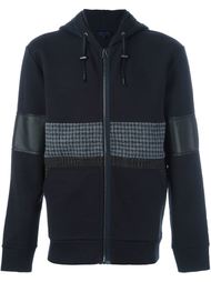 толстовка с капюшоном со вставками Lanvin