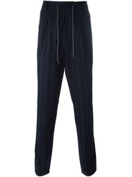 брюки в полоску  Brunello Cucinelli
