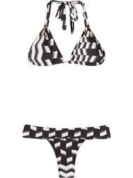 print halterneck bikini Lygia &amp; Nanny