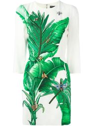 декорированное платье  Dolce &amp; Gabbana